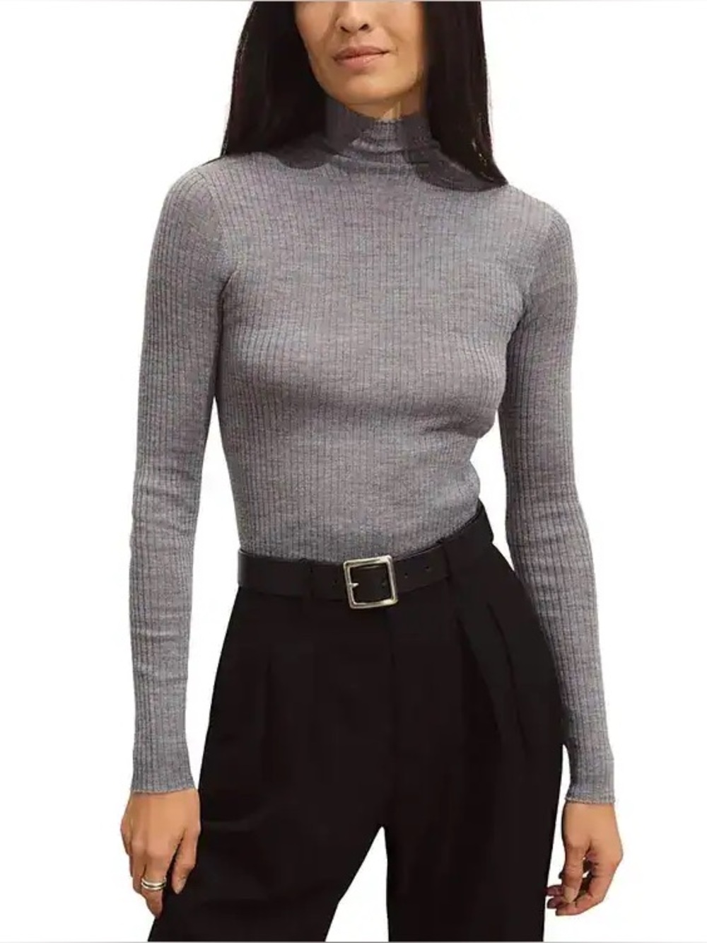 Buck Mason Featherweight Silk Cashmere Turtleneck NWT